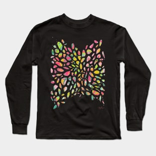 Carnival Drops No. 2: the 2nd Piece to a Brightly Colored Abstract Art Series Long Sleeve T-Shirt